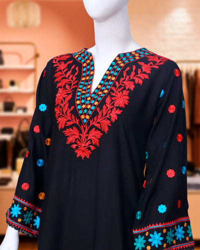 Tara Black – 2 Piece Premium Karandi Collection by Leiffab